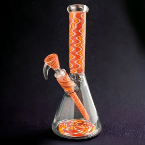 11.5" JUICY JAY AUGY DICHRO ASSORTED DESIGN WATER PIPE [JJ-AUGY-DICHRO]